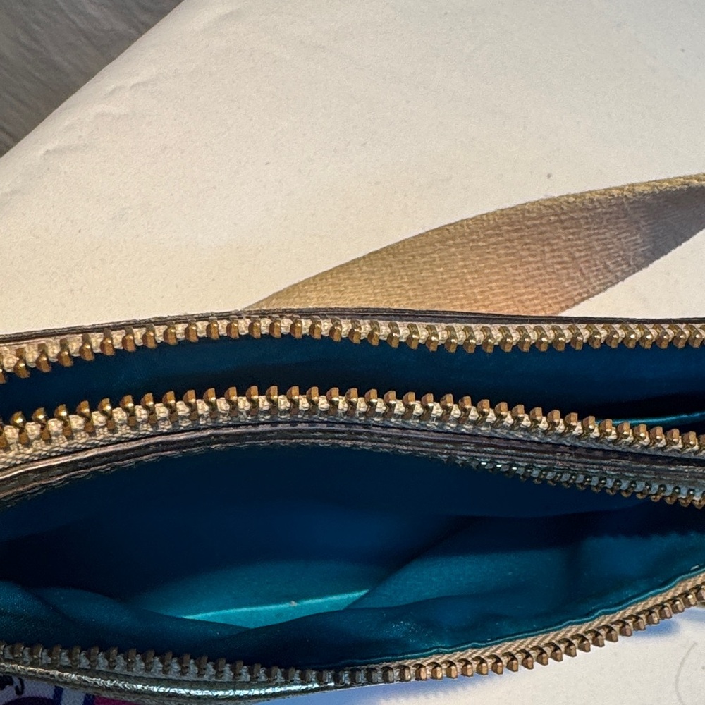 Coach Multicolor Crossbody Bag with Silver Details - Picture 10 of 14